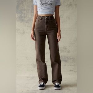 Pacsun High-waisted Brown Jeans